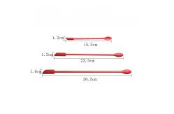 China Household Kitchenaid Scraper Spatula Non Stick Mini Silicone Scraper With Handle supplier
