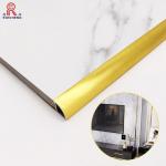 Round Edg Aluminum Tile Trim 0.55mm Thickness Bronze Color Electrophoresis for sale