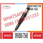 Diesel engine injector 095000-7560 RE524361  diesel fuel injection engine parts 095000-7560 for sale