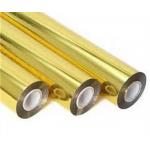 Metalized PET Plastic Sheet Roll Golden For Thermoforming 400MM for sale