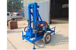 China 200m 450rpm Portable Hydraulic Water Well Drilling Rig For House Yard supplier