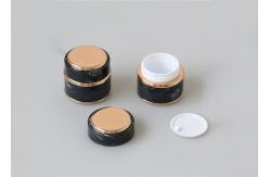 China Small marble 50 g Plastic Cosmetic Jar empty Face Cream Containers in stock supplier