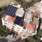 Rixin PERC Monocrystalline Solar PV Module Rotating Shading On The Building
