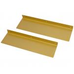 Wall Mounted Bathroom Shelf Bookcase with Gold Powder Coating and Single-side Bracket for sale