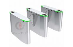 China 12V Level Signal Stainless Steel Turnstiles Flap Gate Barrier 1.5mm Housing supplier