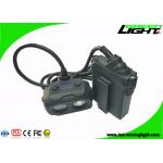 Double Shot Molding Hard Hat Headlamp 15000lux High Lllumination Dula Beam IP68