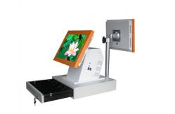 China Red POS / Cash Register Touch Terminal , LCD TFT Monitor Touchscreen 15 supplier