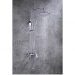 Chrome Shower Set With Thermostatic Mixer , Thermostatic Rain Fall Shower System for sale