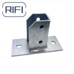 RIFI Strut Channel Fitting Carbon Steel Galvanized Single Channel Post Base Solar Bracket for sale