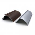 T6 Architectural Aluminium Profiles Venetian Blind Components Curtain Rail Material