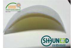 China Men's Suit Foam Sewing Shoulder Pads White For Apparel Industry supplier