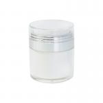 Refillable 50G Acrylic Airless Cream Bottle With Replaceable Inner Jar With Customized Colors And Logo for sale