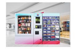 China Smart Robotic Customized Mini Mart Vending Machine Locker Dual Cabinet supplier