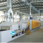Maximum Height of Workpiece 250mm Four Sections Aluminum Brazing Furnace 650-700 Degree Spray Drying Air Cooling Area for sale