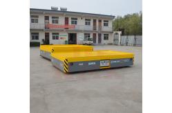 China Hand Operated 15 Tons Battery Transfer Trolley , Automatic Material Handling Cart supplier