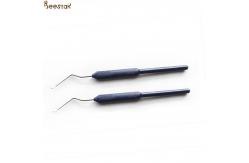 China Stainless Steel Transferring Bee Larvae Needle Grafting Tool With Blue Handle supplier
