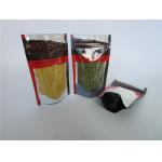 Custom Printed Plastic Gummy Candy / Jelly Bean Packaging Bag With Window