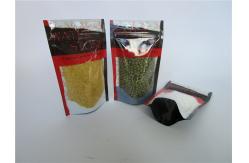 China Custom Printed Plastic Gummy Candy / Jelly Bean Packaging Bag With Window supplier