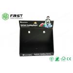 Matte Black Pegboard Hanging Cardboard Counter Display Stand Environmental Friendly