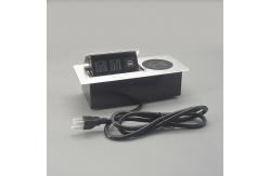 China Wireless Charger Aluminum Conference Table Socket Box supplier
