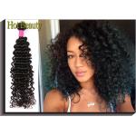 5A Virgin Brazilian Hair Deep Culy Hair , 100% Human Hair Extensions for sale