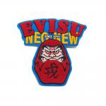 Self Adhesive Chenille Embroidery Patch Die Cut Border For Hoodie Hats​ for sale
