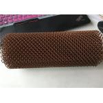 Aluminum Metal Coil Drapery , Chain Link Drapery For Architectural Declaration