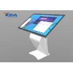 Floor Standing LCD Touch Screen Kiosk Full HD With Windows I3 For Airport for sale