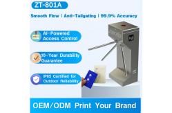 China Zento Automatic Security Barrier Gate System Turnstile With Qr Code & Rfid Card Reader supplier