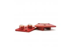 China Durable Diamond Grinding Tools Trapezoid Double Hexagon Segments Block supplier