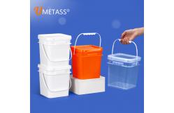 China Recycled Plastic Lid for 8L Square Cement Bucket Good Toughness and Multifunctional supplier