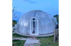 China PC Polycarbonate Aluminium Outdoor Bubble Tent With 1pc Aluminium Window supplier