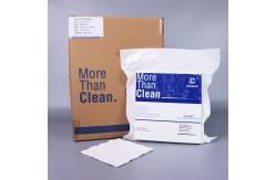 China Two Layer Cleanroom Polyester Wipes Class 100 9 Inch LCD TV 140g supplier