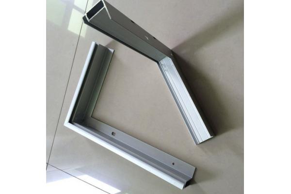 Customeized Aluminum Frames For Solar Panels , Oxidation Aluminum Extrusion Profiles