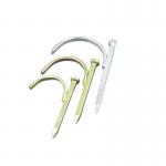 Carbon Steel R Type Galvanized Pipe Hook Strong Bearing Capacity for sale