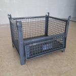 ISO RAL Galvanised 110kg 4 Layers Stackable Steel Wire Cages for sale
