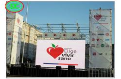 China Waterproof Live Performance 256*128mm P10 Stadium Perimeter LED Screen supplier