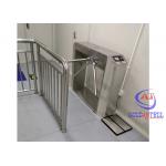 Half High ESD Turnstile Gate System Semi Automatic SUS304 Waterproof for sale