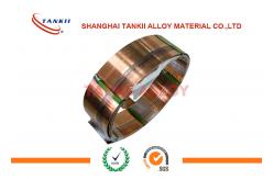 China Manganin Nickel Copper Alloy Strip For Ultra High Pressure Sensitive Material supplier
