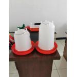 Poultry Automatic Animal Water Drinker For Chicken,Automatic Poultry Chicken Drinker Plastic Bell Drinking Bucket for sale