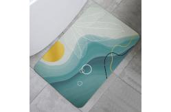China Bathroom Diatomite Foot Mat Anti Slip Soft Absorbent supplier