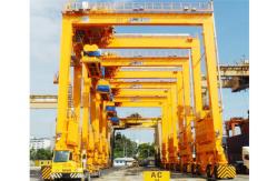 China 35T 40T Mobile Harbour Port Container Gantry Crane 320KN supplier