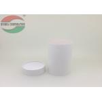 White Round Paper Box for Coffee , Cardboard Tube Packaging With Paper Lid
