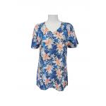 Poly 95 Spandex 5 Medical Uniform Womens Scrub Tops Antimicrobial for sale