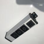 3 IEC C13 Outlets Electrical Extension Sockets With Double USB Ports