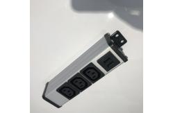 China 3 IEC C13 Outlets Electrical Extension Sockets With Double USB Ports supplier