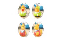 China Customized Mini Rubber Animal Keychains Monster Duck For Bag BPA Free Vinyl supplier