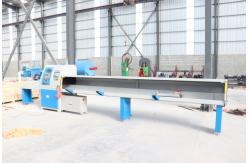 China Wood Pallet Machine Automatic Plank Cut off Saw Machine Siemens PLC Touching Screen supplier