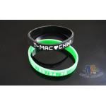 Interchangeable Custom Plastic Bracelets Promotional Silicone Bracelets 200 * 12 * 2mm for sale