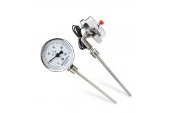 China Water Pump Accessories Industrial Mini Bimetallic Thermometer Manometer with ODM Customization supplier
